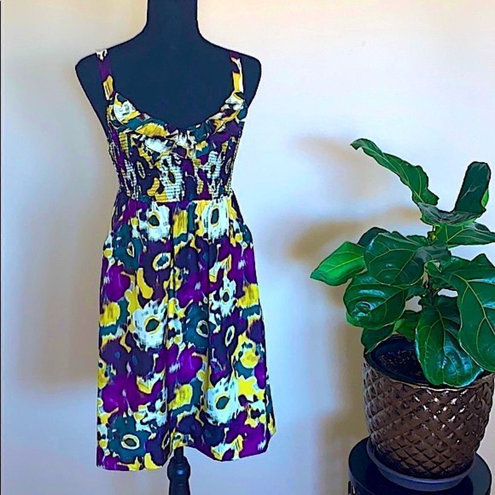 Anthropologie maeve giverny floral dress